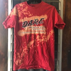 D.A.R.E. Shirt w Custom Bleaching